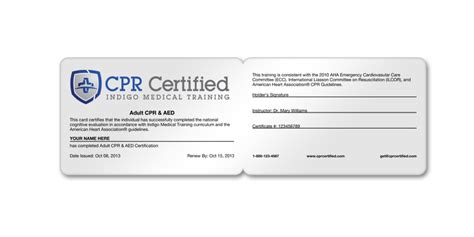 CPR Certification Card & Recertification Cards | CPRCertified.com