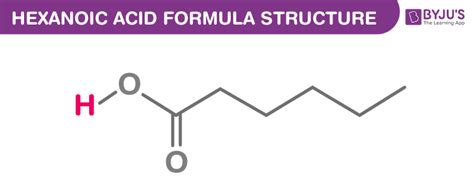 draw the structure of hexanoic acid - cancerandlibratattoo