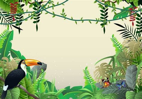 Beautiful Illustrations Of Tropical Jungle And Liana - https://www.welovesolo.com/beautiful ...