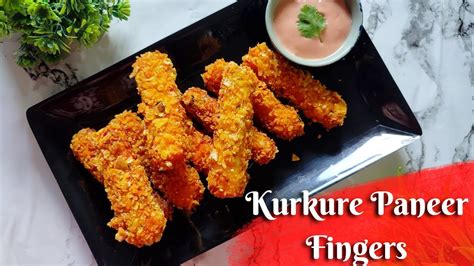 Kurkure Paneer | Crispy Paneer Fingers | How To Make Kurkure Paneer Fingers | Paneer Snack ...