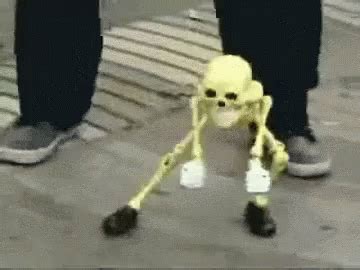 Spooky Dance GIF - Spooky Dance Skeleton - Discover & Share GIFs