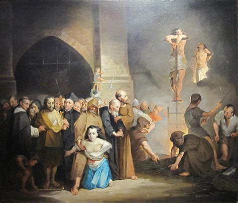 The Inquisition Painting by Joaquin Pinto