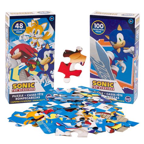 Wholesale 48pc and 100pc Sonic The Hedgehog Puzzle MULTICOLOR PCS