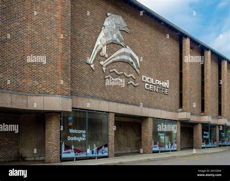 Exterior façade of the Dolphin Centre, multi-sport leisure centre in Darlington Stock Photo - Alamy