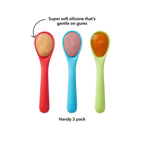 Alami - Baby Weaning Nuby Silicone Spoons Triple Pack