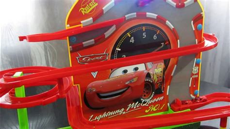 Disney Cars Lightning McQueen Race Track Speedway | Disney Pixar Car Race Track Toys - YouTube