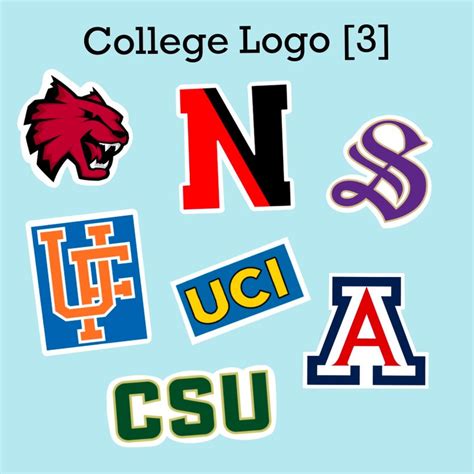 CUSTOM College Stickers | Etsy