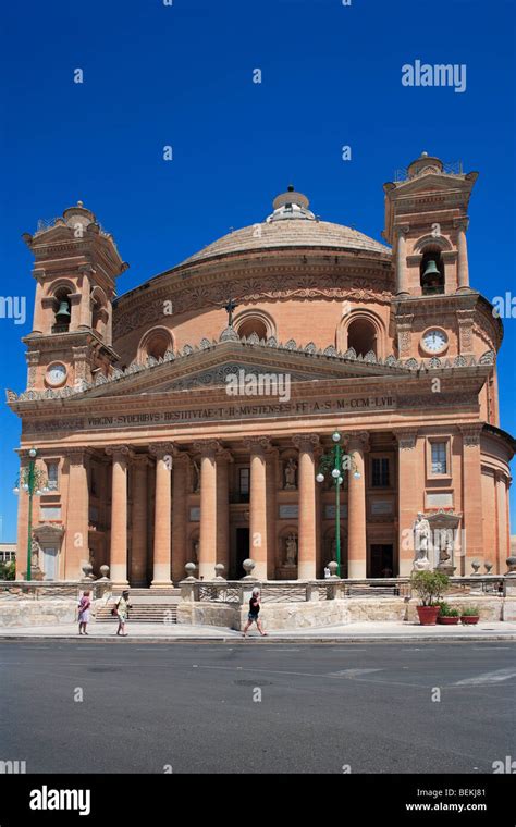 Mosta Dome, Mosta, Malta Stock Photo - Alamy