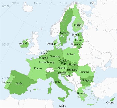 Europe Political Map 2022