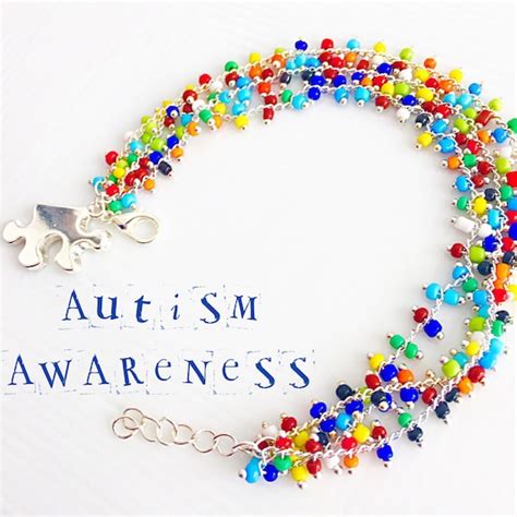 Autism Awareness Bracelet Autism Speaks Jewelry Puzzle Piece | Etsy