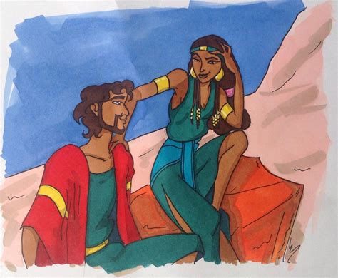 Moses and Zippora by MaryJet on DeviantArt