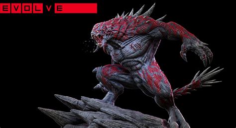 ArtStation - Evolve Goliath, Li Jinlong | Evolve monster, Alien concept art, Creature artwork