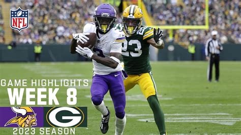 Minnesota Vikings vs. Green Bay Packers | 2023 Week 8 Game Highlights ...