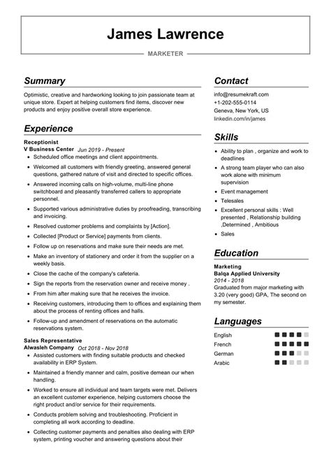 Marketer Resume Sample in 2024 - ResumeKraft