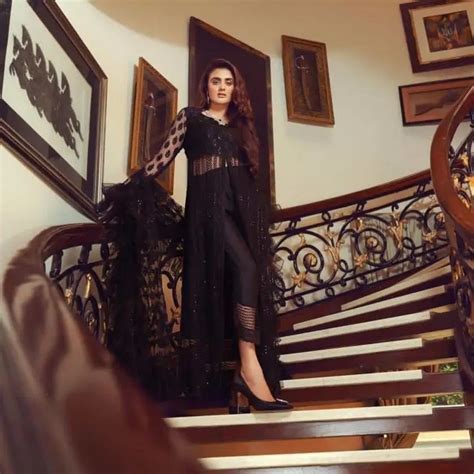 Beautiful Pictures of Hira Mani Wearing Black Dress