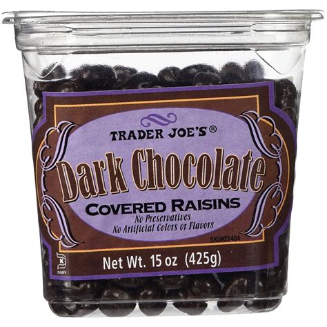 Trader Joes Dark Chocolate Covered Raisins - Walmart.com