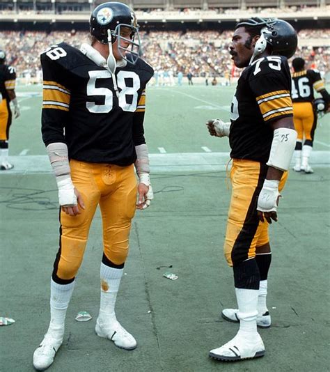 Two leaders of the Steel Curtain | Pittsburgh steelers football ...