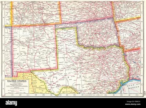 Map Of Texas And Oklahoma Together