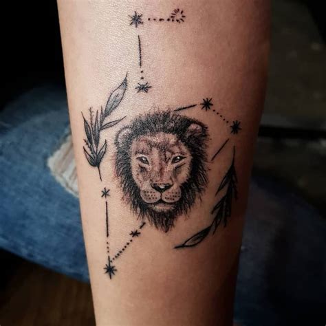 Leo Zodiac Tattoos For Men