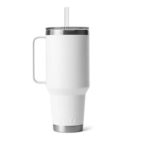 Yeti Rambler 42oz Straw Mug – White | Berings