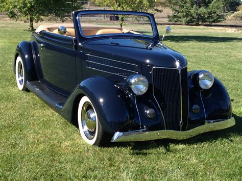 1936 Ford Cabriolet - Convertible, Dark Blue, Frame-off Restoration ...