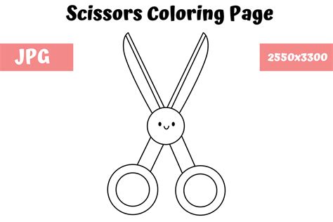 Scissors Coloring Pages