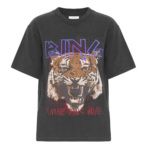 ANINE BING | Tiger T Shirt | Women | Regular Fit T-Shirts | Flannels