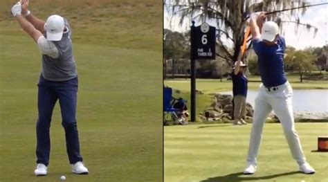 The subtle differences between Rory McIlroy's driver and iron golf swing