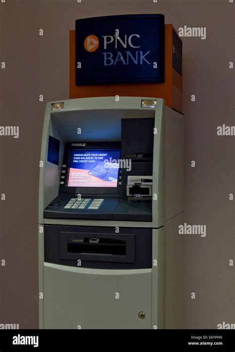 Free-standing walk-up PNC Bank ATM - USA Stock Photo - Alamy