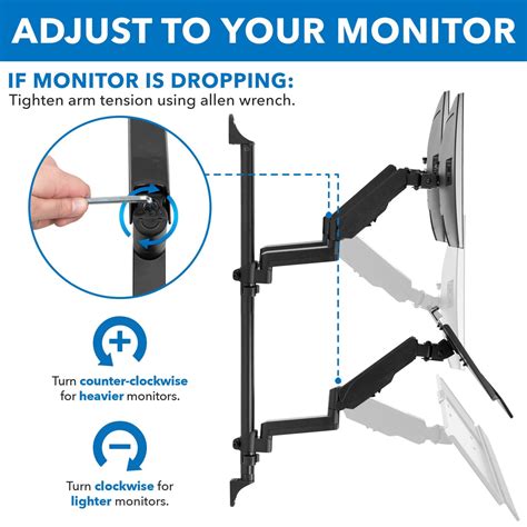 Dual Monitor Wall Mount Workstation – Mount-It!