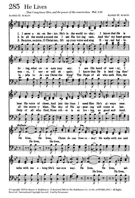 I Serve a Risen Savior | Christian lyrics, Hymn sheet music, Faith songs