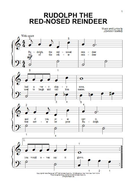 Rudolph The Red-Nosed Reindeer - Search Results | Sheet Music Direct