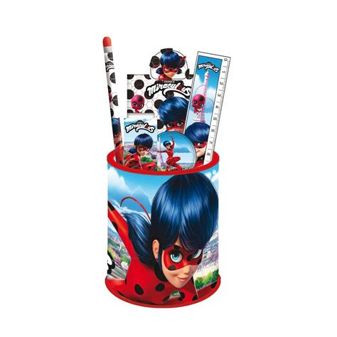 GIM Miraculous Ladybug Σετ Μολυβοθήκη 346-02884 | Toys-shop.gr