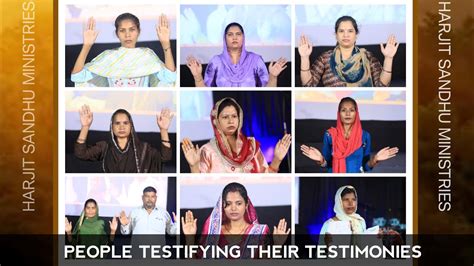 PEOPLE TESTIFYING THEIR TESTIMONIES AND GIVING ALL THE GLORY TO LORD ...