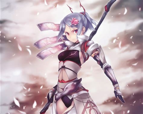 Anime Girl Warrior Wallpaper - WallpaperSafari