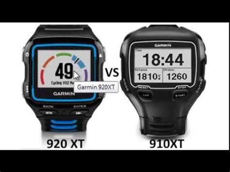 Garmin 920XT vs 910XT - YouTube