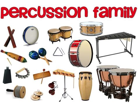 Percussion Family Free Activities online for kids in 1st grade by Jennifer Wentworth