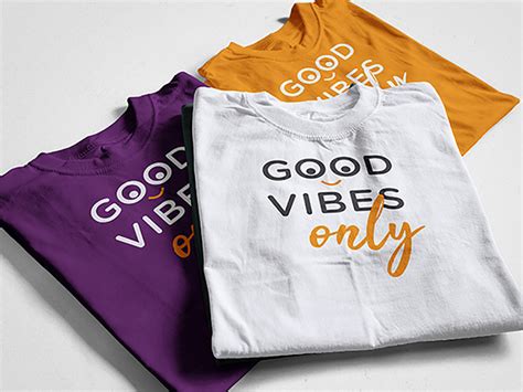 GOOD VIBES only T-shirt Design by CodeGrape on Dribbble