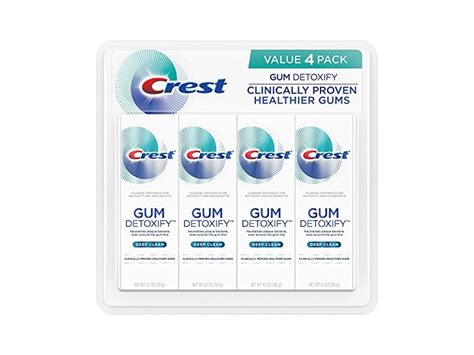 Crest Gum Detoxify Toothpaste, Deep Clean, 4.1 oz Ingredients and Reviews