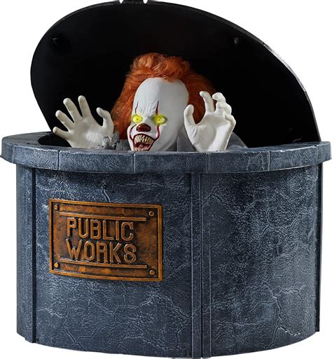 Amazon.com: Spirit Halloween 21 Inch Pennywise Sewer Grate Animatronic Decoration : Home & Kitchen