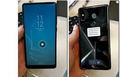 Xiaomi Mi Mix 2S leaked photos reveal an almost bezel-less front and dual rear camera setup ...