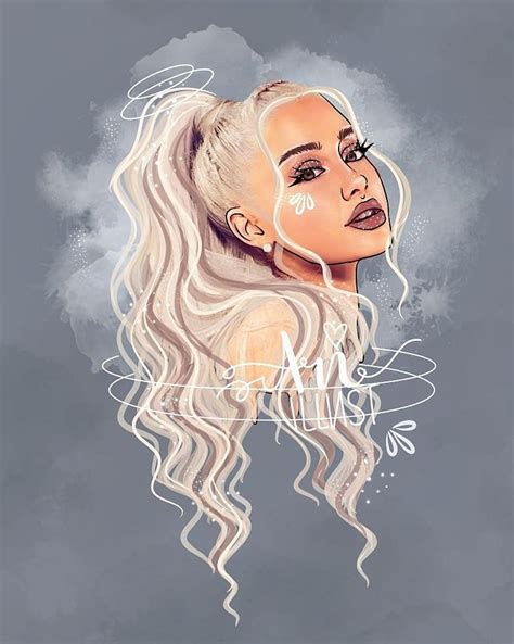 Ariana Grande décrit #arianagrande | Dessins hipster, Dessins de célébrités, Dessin de visage