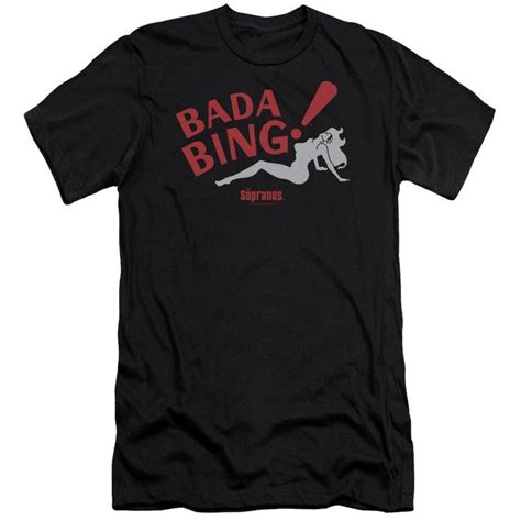 Bada Bing Black T-shirt from The Sopranos in 2020 | Retro logo, Long ...