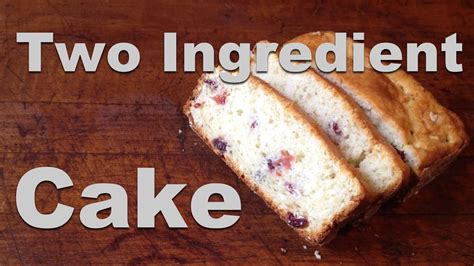 2 Ingredient Cake - Super Simple Cake Recipe - GardenFork - YouTube