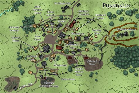 [LMoP] Phandalin Town Map (30x20) : r/dungeondraft