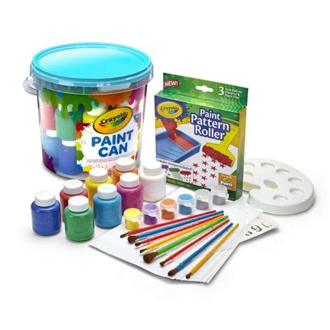 Crayola All-In-One Creative Paint Can, Blue Great Gift For Kids - Walmart.com - Walmart.com