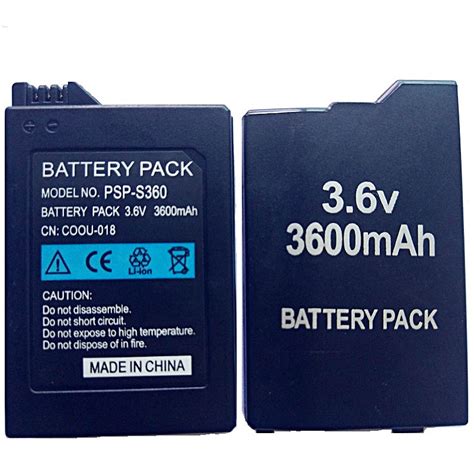 3600mAh Battery Pack for Sony PSP 2000 PSP 3000 PS... – Grandado