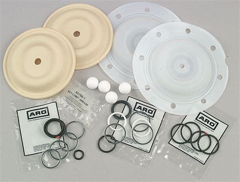 ARO, Fluid End Repair Kit, Air Operated Double Diaphragm Pump, Diaphragm Pump Repair Kit - 4RN14 ...