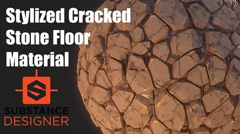 Substance Designer #28 - Stylized Cracked Stone Floor - YouTube