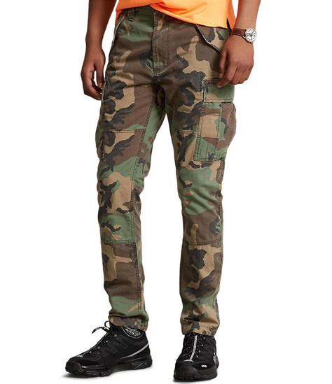 Polo Ralph Lauren Camo Canvas Cargo Pants | Dillard's